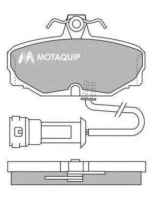 MOTAQUIP LVXL389 Комплект тормозных колодок, дисковый тормоз