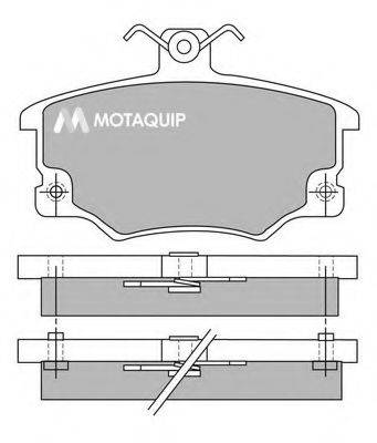 MOTAQUIP LVXL390 Комплект тормозных колодок, дисковый тормоз