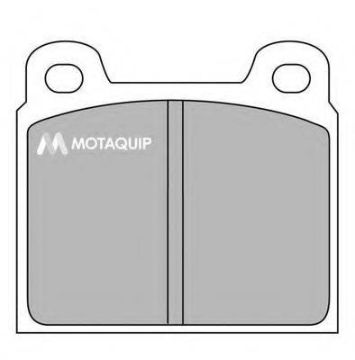 Комплект тормозных колодок, дисковый тормоз MOTAQUIP LVXL415