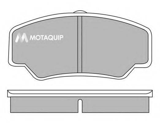 MOTAQUIP LVXL505 Комплект тормозных колодок, дисковый тормоз
