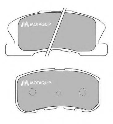 MOTAQUIP LVXL546 Комплект тормозных колодок, дисковый тормоз