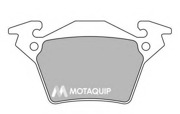 Комплект тормозных колодок, дисковый тормоз MOTAQUIP LVXL554