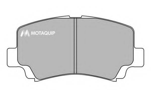 Комплект тормозных колодок, дисковый тормоз MOTAQUIP LVXL566