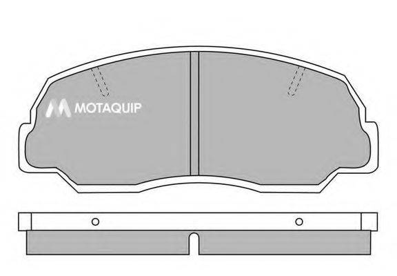 Комплект тормозных колодок, дисковый тормоз MOTAQUIP LVXL584