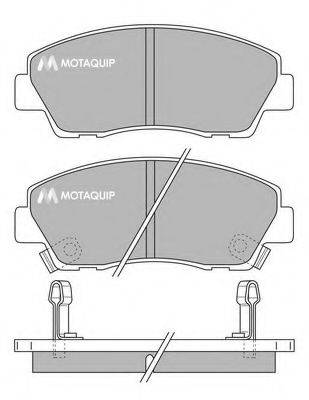 MOTAQUIP LVXL607 Комплект тормозных колодок, дисковый тормоз