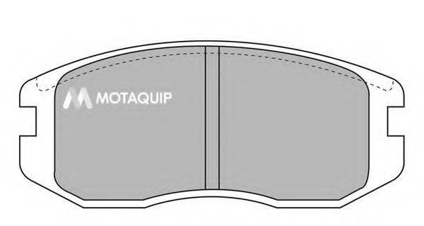 MOTAQUIP LVXL660 Комплект тормозных колодок, дисковый тормоз