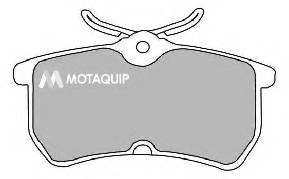 Комплект тормозных колодок, дисковый тормоз MOTAQUIP LVXL680