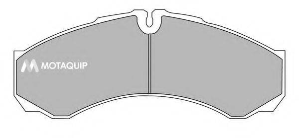 Комплект тормозных колодок, дисковый тормоз MOTAQUIP LVXL685