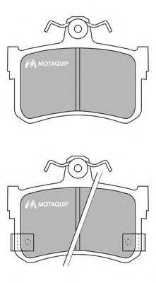 MOTAQUIP LVXL772 Комплект тормозных колодок, дисковый тормоз