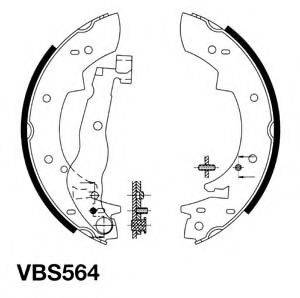 Комплект тормозных колодок MOTAQUIP VBS564