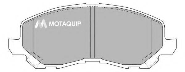 Комплект тормозных колодок, дисковый тормоз MOTAQUIP LVXL1155