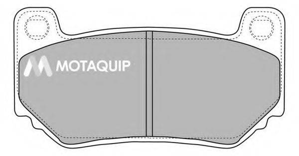 MOTAQUIP LVXL1221 Комплект тормозных колодок, дисковый тормоз