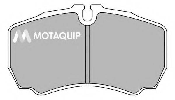 Комплект тормозных колодок, дисковый тормоз MOTAQUIP LVXL1246