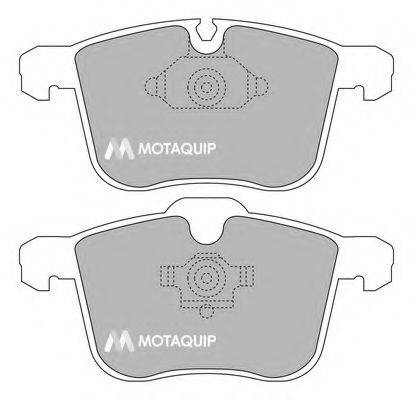 MOTAQUIP LVXL1252 Комплект тормозных колодок, дисковый тормоз