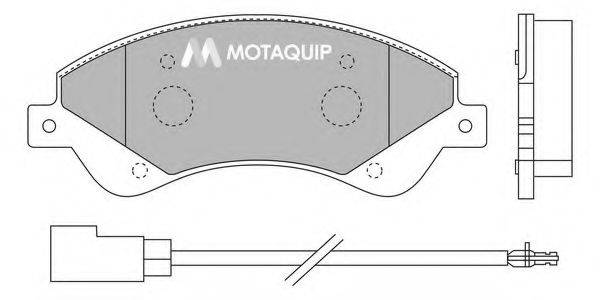 Комплект тормозных колодок, дисковый тормоз MOTAQUIP LVXL1302
