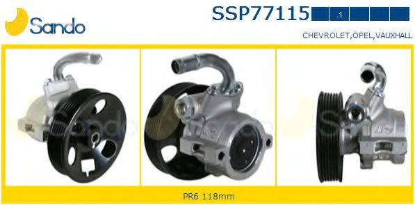 Гидравлический насос, рулевое управление SANDO SSP77115.1