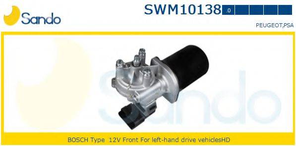 SANDO SWM101380 Двигатель стеклоочистителя