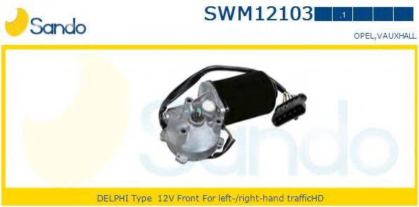SANDO SWM121031 Двигатель стеклоочистителя
