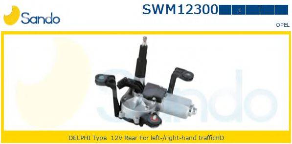 SANDO SWM123001 Двигатель стеклоочистителя