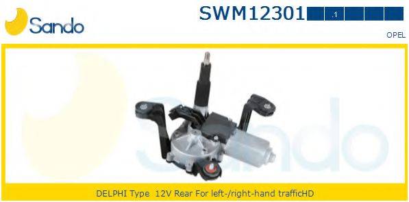 SANDO SWM123011 Двигатель стеклоочистителя