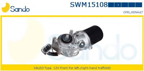 SANDO SWM151081 Двигатель стеклоочистителя