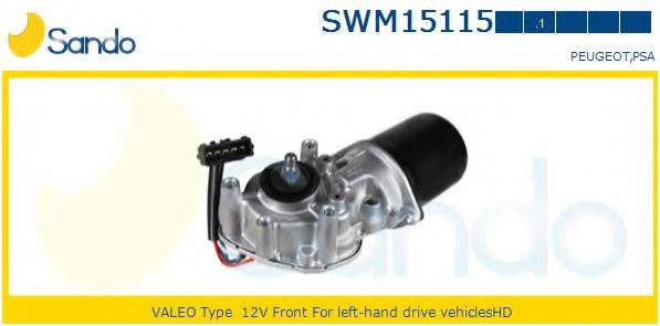 SANDO SWM151151 Двигатель стеклоочистителя