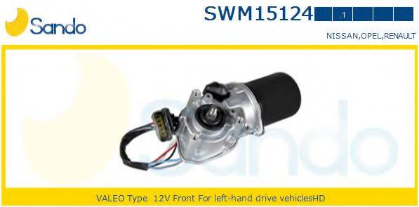 SANDO SWM151241 Двигатель стеклоочистителя