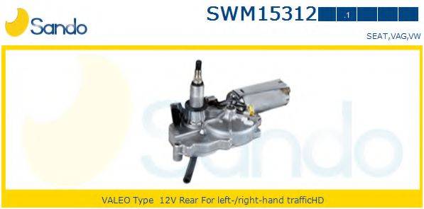 SANDO SWM153121 Двигатель стеклоочистителя