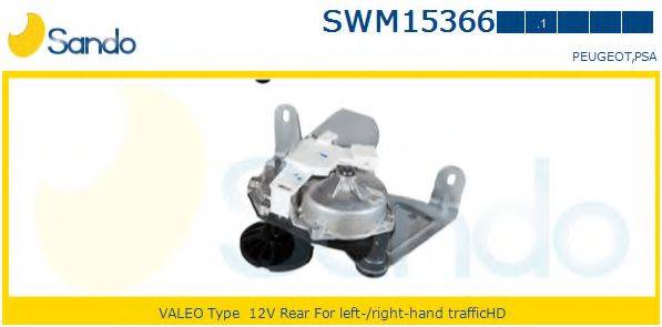 SANDO SWM153661 Двигатель стеклоочистителя