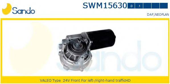 SANDO SWM156300 Двигатель стеклоочистителя