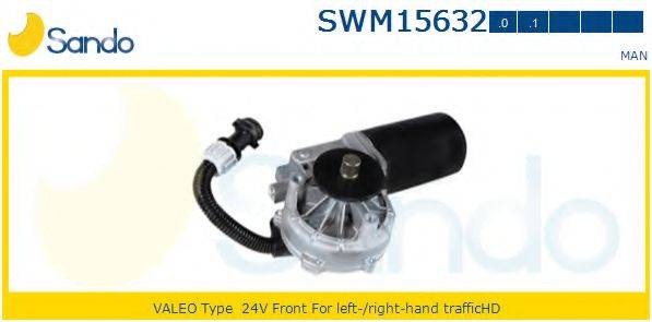 SANDO SWM156320 Двигатель стеклоочистителя