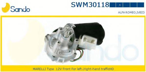 SANDO SWM301181 Двигатель стеклоочистителя
