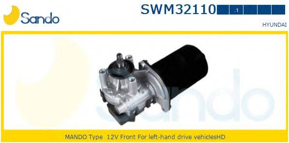 SANDO SWM321101 Двигатель стеклоочистителя