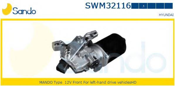 SANDO SWM321161 Двигатель стеклоочистителя