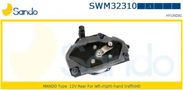 SANDO SWM323101 Двигатель стеклоочистителя
