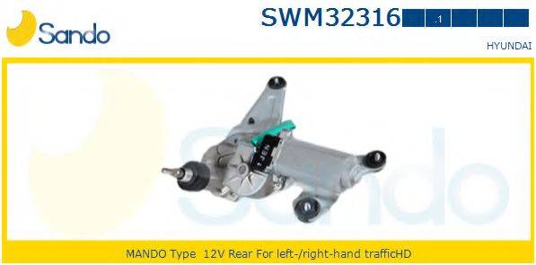 SANDO SWM323161 Двигатель стеклоочистителя