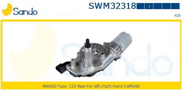 SANDO SWM323181 Двигатель стеклоочистителя