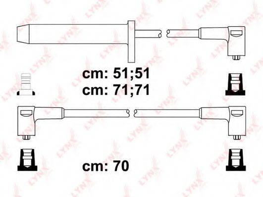 Комплект проводов зажигания LYNXAUTO SPC3016