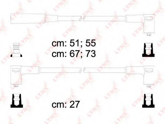 Комплект проводов зажигания LYNXAUTO SPC4609