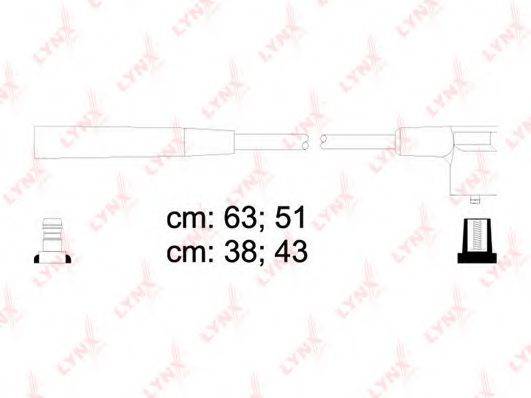 Комплект проводов зажигания LYNXAUTO SPC4610