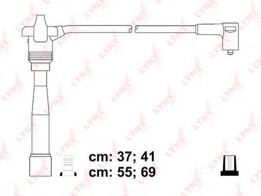 LYNXAUTO SPC4838 Комплект проводов зажигания