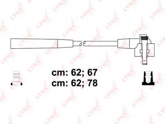 Комплект проводов зажигания LYNXAUTO SPC5106