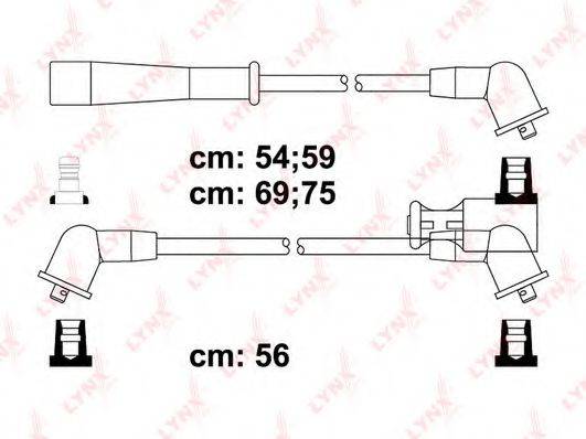 Комплект проводов зажигания LYNXAUTO SPC5116
