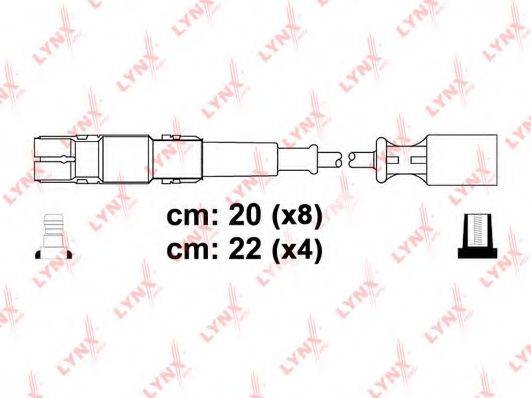 LYNXAUTO SPC5322 Комплект проводов зажигания