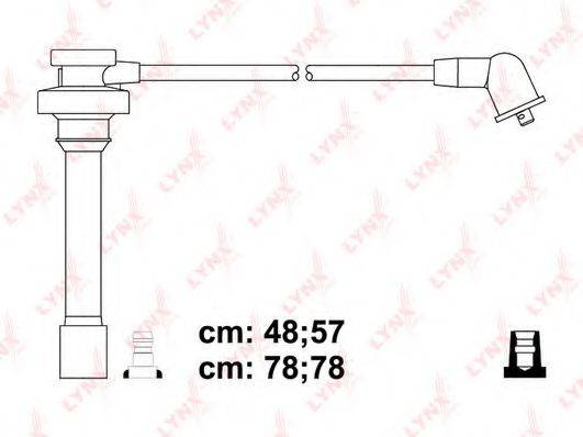 Комплект проводов зажигания LYNXAUTO SPC5507