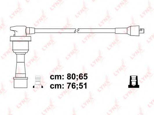 Комплект проводов зажигания LYNXAUTO SPC5512
