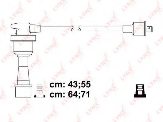 LYNXAUTO SPC5515 Комплект проводов зажигания