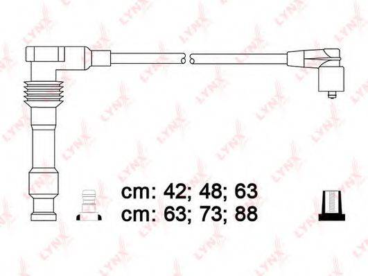 LYNXAUTO SPC5917 Комплект проводов зажигания