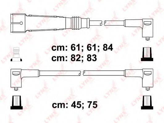 Комплект проводов зажигания LYNXAUTO SPC8014
