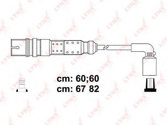 LYNXAUTO SPC8034 Комплект проводов зажигания